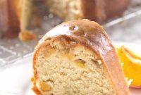 Moist Peach Pound Cake Recipe with Fresh Peaches