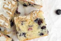 Blueberry Lemon Crumb Cake Recipe with Buttery Streusel