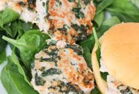 Spinach and Feta Turkey Burgers Recipe