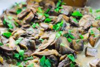 Creamy Mushroom Sauce with Wild and Fresh Mushrooms