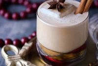 Festive Eggnog White Russian Cocktail Recipe