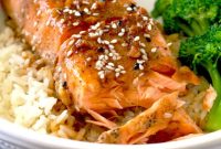 Oven-Baked Honey Ginger Glazed Salmon Recipe