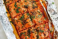 Foil Packet Ginger Basil Salmon Recipe
