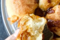 Eggless Caramelized Apple Pull-Apart Bread