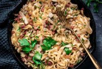 Crispy Bacon Haluski: Fried Cabbage and Noodles