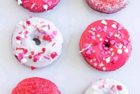 Homemade Red Velvet Baked Donuts with Cream Cheese Glaze