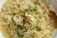 Creamy Leek and Parmesan Orzo