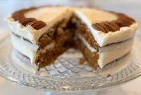 Moist Sourdough Carrot Cake with Cream Cheese Frosting