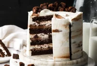 Fudgy Chocolate Brownie Cake Recipe