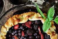 Triple Berry Galette: Strawberries, Blueberries & Raspberries