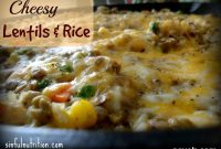 One-Pot Cheesy Lentils and Rice Recipe