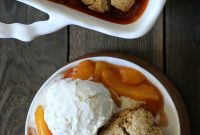 Gluten-Free Peach Oatmeal Cookie Crisp Recipe, Dairy-Free