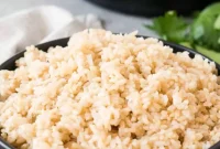 Fluffy Instant Pot Brown Rice in 20 Minutes