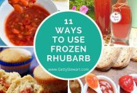 11 Creative Recipes Using Frozen Rhubarb