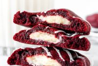 Red Velvet Cookies with Cream Cheese Filling