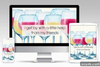 Stylish Desktop and Mobile Wallpapers for Wine Lovers
