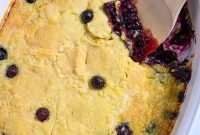 Zesty Lemon Cake with Blueberry Filling