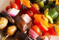 How to Make Grilled Rainbow Vegetable Kabobs