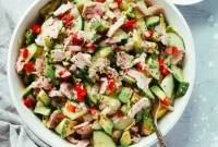 Avocado Tuna Salad Recipe with Lemon & Fresh Herbs