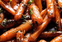Roasted Honey Orange Glazed Carrots Recipe