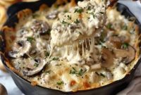 Creamy Stuffed Mushroom Dip Recipe for Parties and Game Day