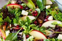 Cranberry Pecan Thanksgiving Salad with Maple Vinaigrette
