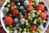 Dragonfruit and Watermelon Summer Fruit Salad