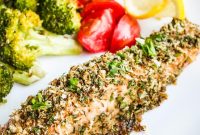 Sheet-Pan Fennel-Crusted Salmon with Roasted Broccoli Recipe