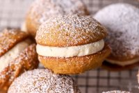Pumpkin Whoopie Pies with Cream Cheese Filling
