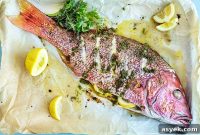 Whole Roasted Red Snapper with Italian Salsa Verde Recipe