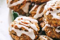 Chewy Carrot Cake Cookies with Cream Cheese Frosting
