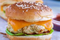 Crispy Cauliflower Burgers with Zesty Slaw
