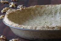 Flaky Homemade Low-Carb Walnut Pie Crust Recipe