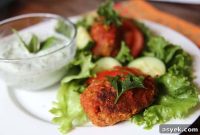 Slow-Cooker Turkey Kofta with Moroccan Yogurt Sauce, Gluten-Free