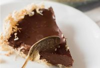 5-Ingredient Paleo Chocolate Pie Recipe with Coconut Crust