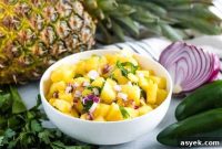 Fresh Pineapple Salsa Recipe with Cilantro and Lime