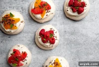 Gluten-Free Mini Pavlovas Recipe with Dark Chocolate
