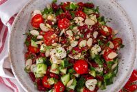 Zesty Kidney Bean Salad with Lemon and Fresh Herbs