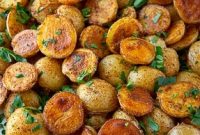 Crispy Oven-Roasted Baby Potatoes with Garlic and Herbs