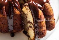 Classic Marble Bundt Cake Recipe with Chocolate Swirls