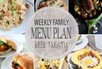 Family Meal Plan Week 20: Dinner Recipes & Grocery List