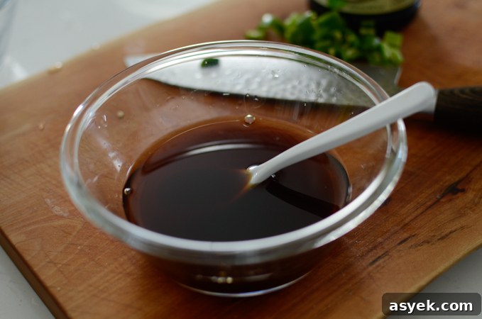 Korean Braised Potatoes (Gamja Jorim) Recipe 4 Soy sauce mixture for braising potatoes