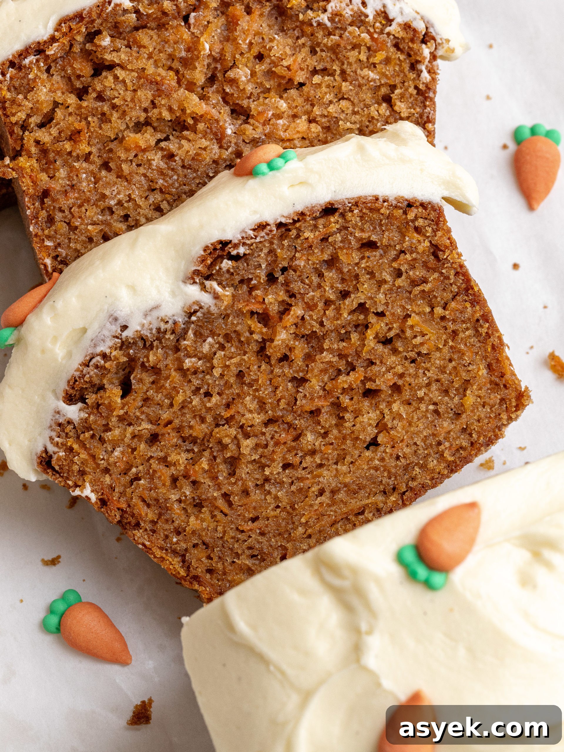 Carrot cake loaf