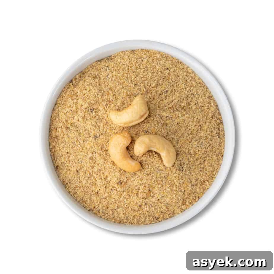 Almond Flour Substitutes: 10 Alternatives and How to Use Them 6 bowl of cashew flour on a table