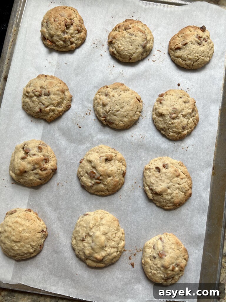 Baked cookies