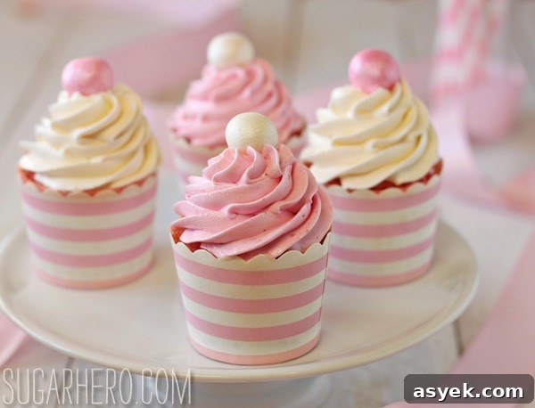 Strawberry Cupcakes | SugarHero.com