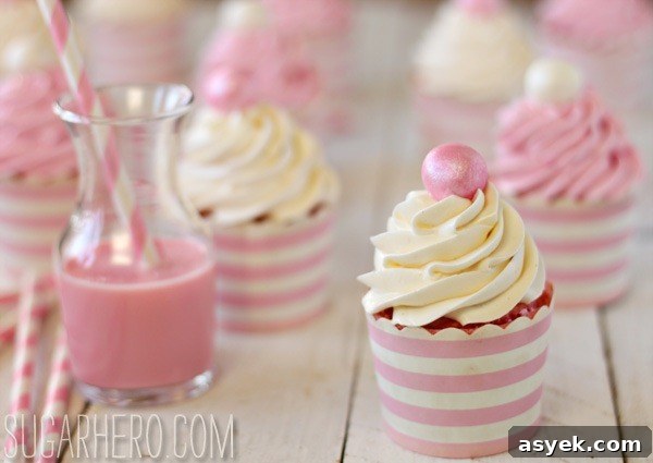 Strawberry Cupcakes | SugarHero.com