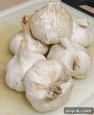 Roasted Garlic Raw Garlic Bulbs