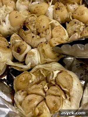Roasted Garlic Testing Doneness