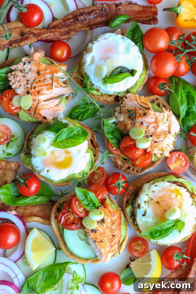 English Muffin Salmon Slider Platter for Brunch and Parties 14 Brunch sliders on English Muffins